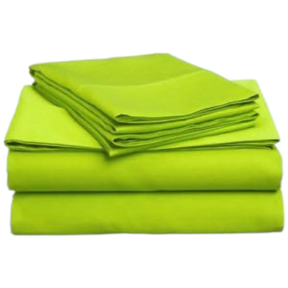 Lifestyle Sheet Set Unisex Twin Kiwi New 3pc 100% Cotton 200TC Infinity